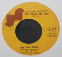 WHISPERS I LOVE THE WAY YOU MAKE ME FEEL / FEEL LIKE COMIN HOME
