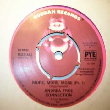 ANDREA TRUE CONNECTION — MORE MORE MORE / PT2 record label scan