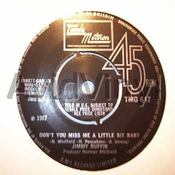 JIMMY RUFFIN DON'T YOU MISS ME A LITTLE BIT / I WANT HER LOVE