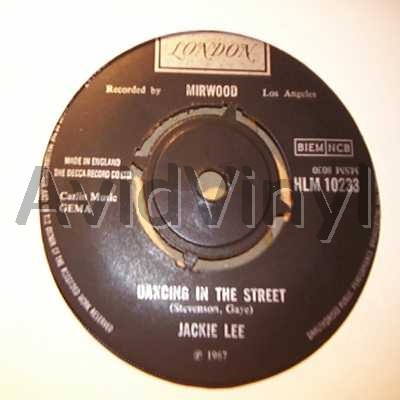 JACKIE LEE DANCING IN THE STREET / THE DUCK