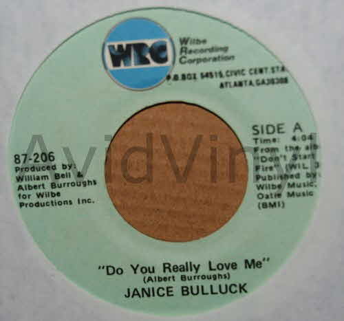 JANICE BULLUCK DO YOU REALLY LOVE ME / I'M RIDING HIGH ON LOVE