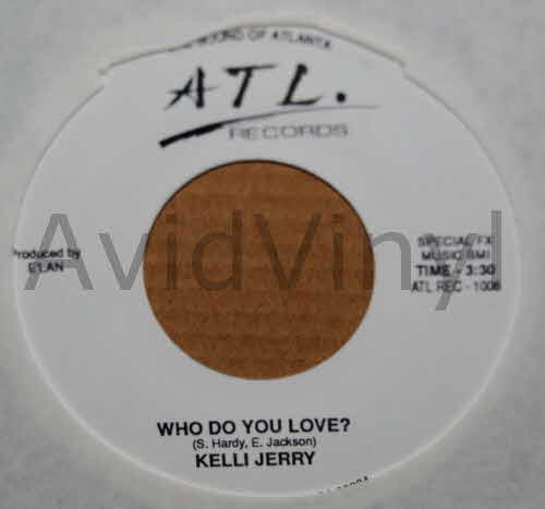 KELLI JERRY — WHO DO YOU LOVE / SAME record label scan