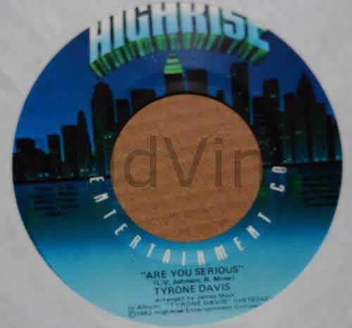 TYRONE DAVIS ARE YOU SERIOUS / OVERDUE
