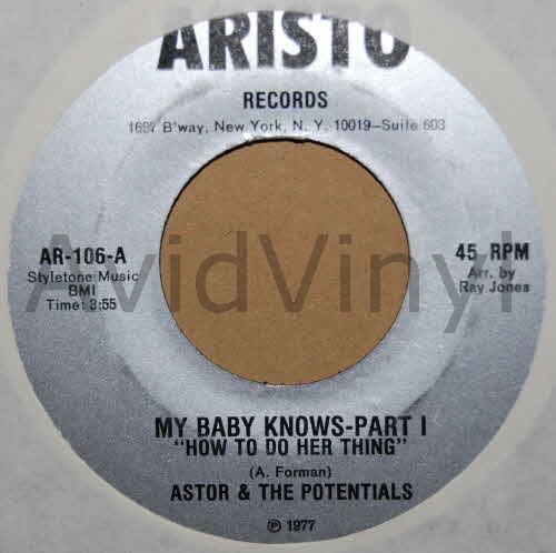 ASTOR AND THE POTENTIALS MY BABY KNOWS / PT2