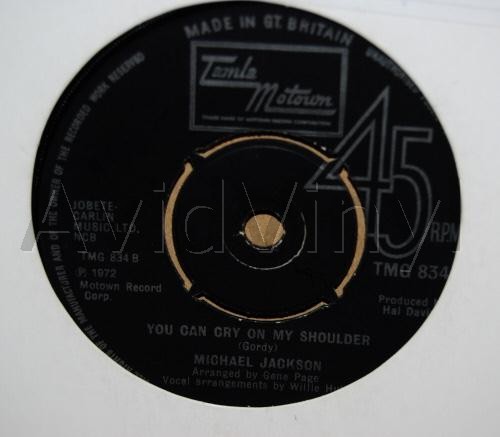 MICHAEL JACKSON YOU CAN CRY ON MY SHOULDER / BEN
