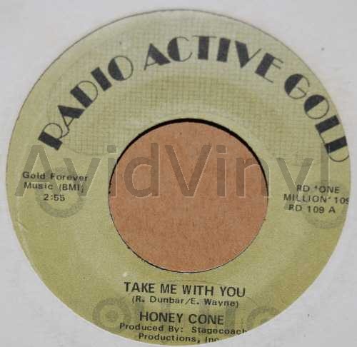 HONEY CONE — TAKE ME WITH YOU / TAKE MY LOVE record label scan