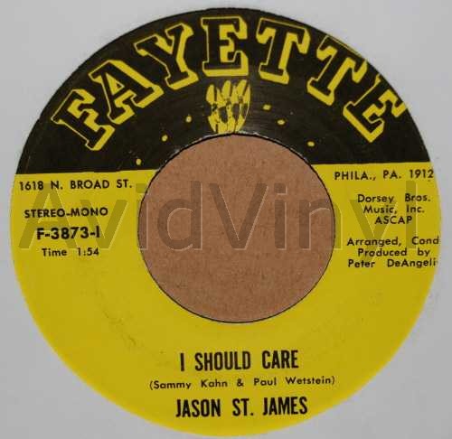 JASON ST. JAMES I SHOULD CARE / A MILLION TO ONE