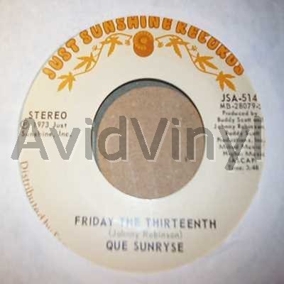 QUE SUNRYSE FRIDAY THE THIRTEENTH / A STROM BREWING