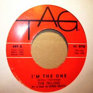 TRILONS — IM THE ONE / FOREVER record label scan