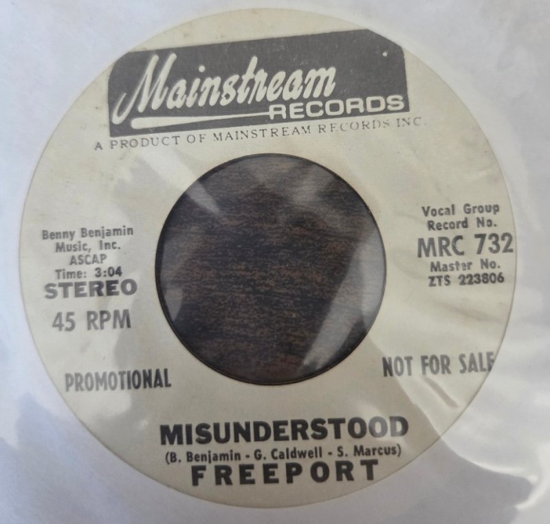 FREEPORT MISUNDERSTOOD / NOW THAT SHE'S GONE