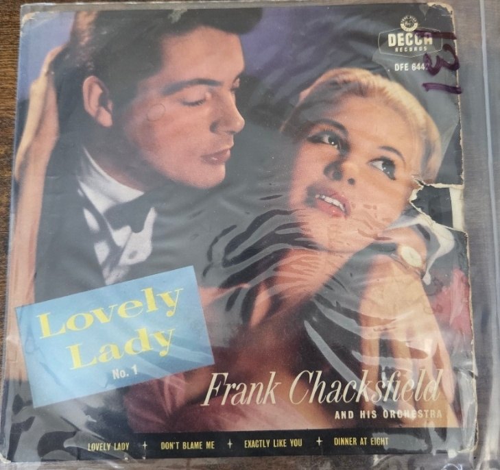 FRANK CHACKSFIELD AND HIS ORCHESTRA LOVELY LADY NO 1