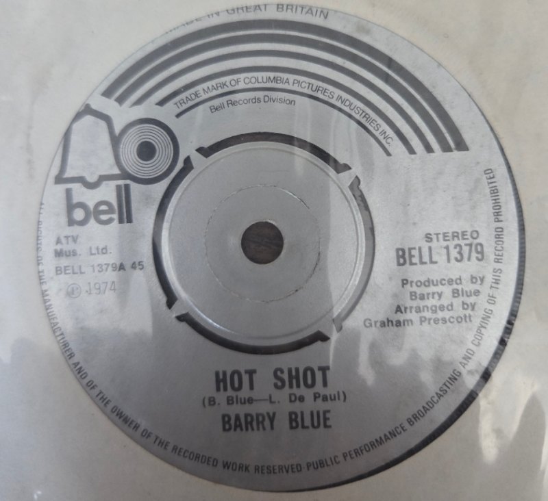BARRY BLUE HOT SHOT / HOBO MAN