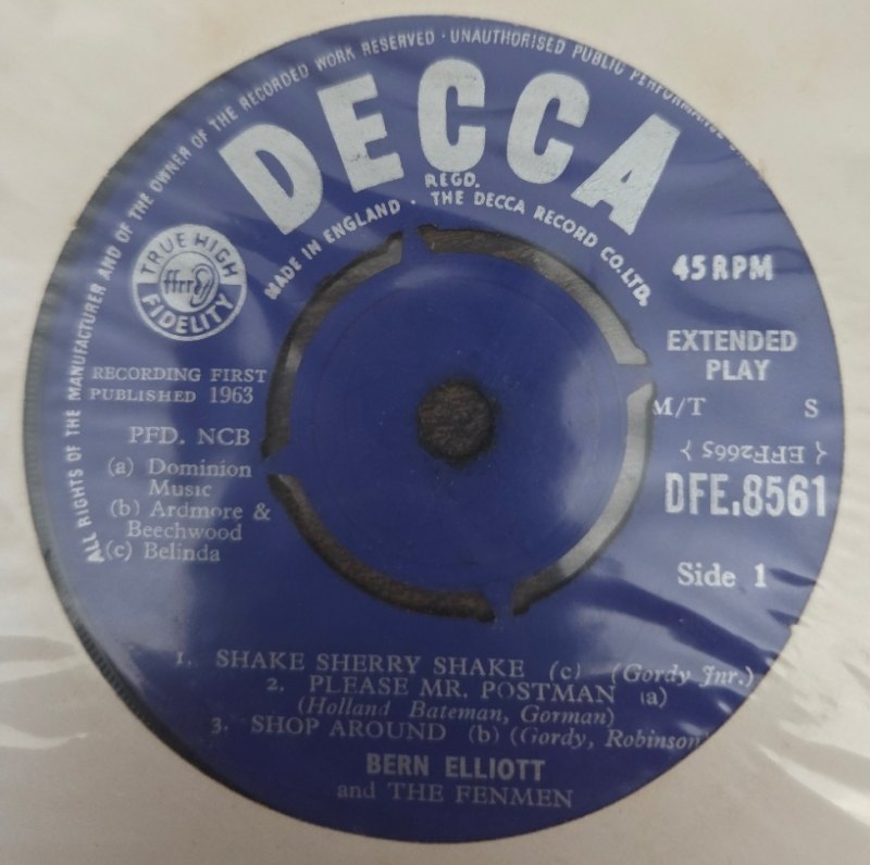 BERN ELLIOT AND THE FENMAN BERN ELLIOT AND THE FENMAN EP