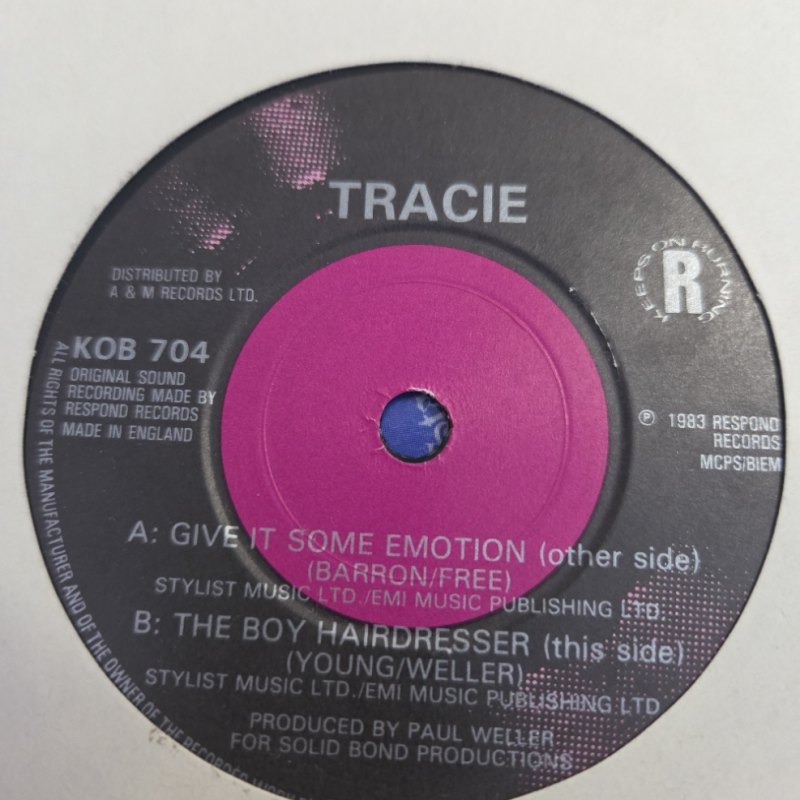 TRACIE GIVE IT SOME EMOTION