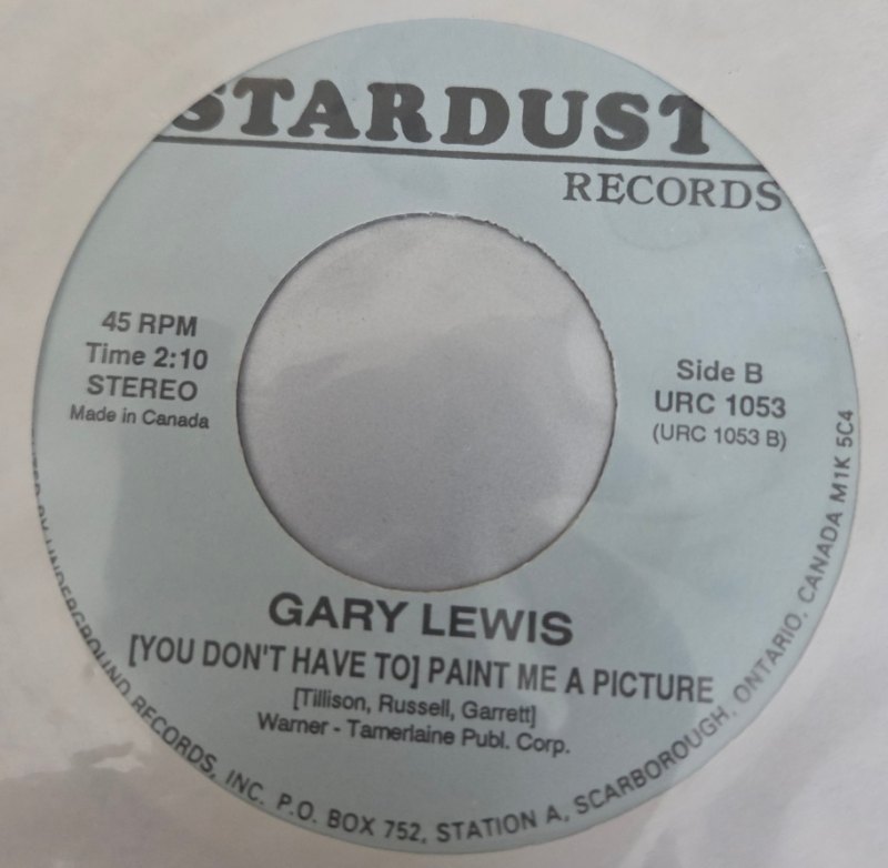 GARY LEWIS COUNT ME IN / PAINT ME A PICTURE