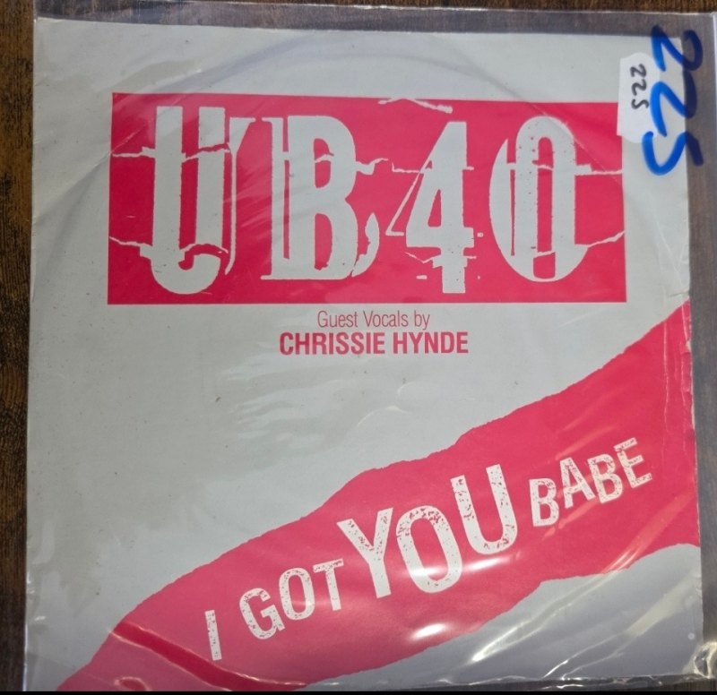 UB40 — I GOT YOU BABE / THEME FROM LABOUR OF LOVE record label scan