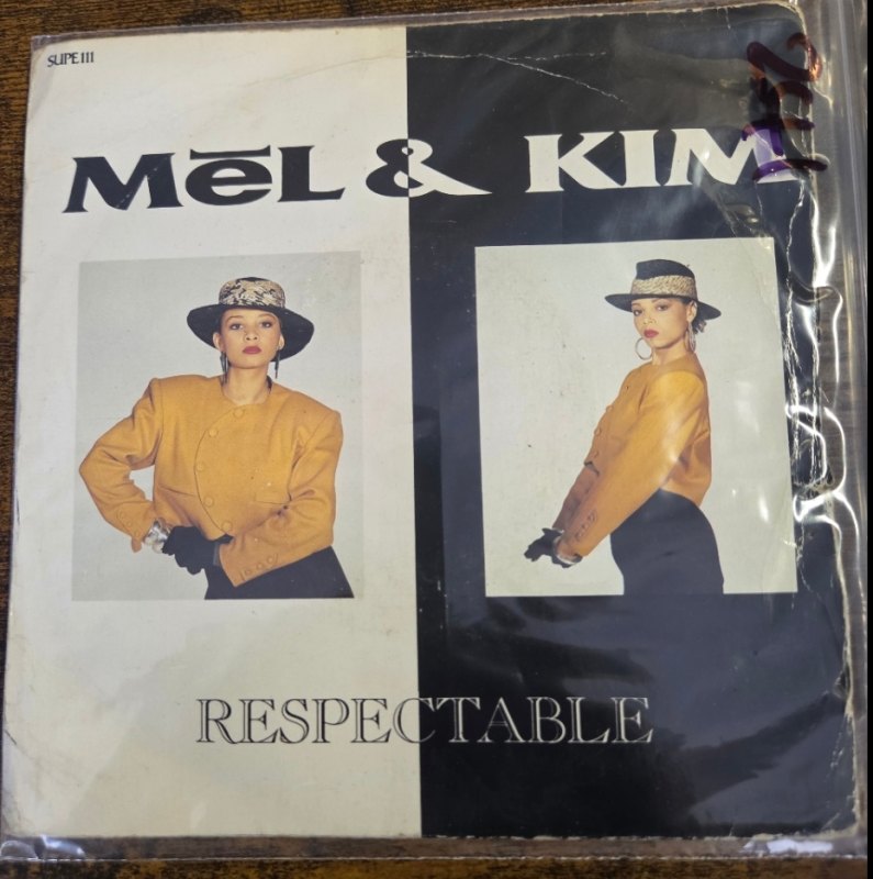 MEL AND KIM — RESPECTABLE / INSTRUMENTAL record label scan