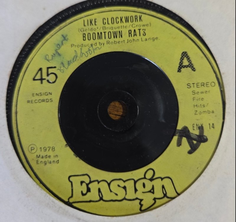 THE BOOMTOWN RATS LIKE CLOCKWORK / HOW DO YOU DO
