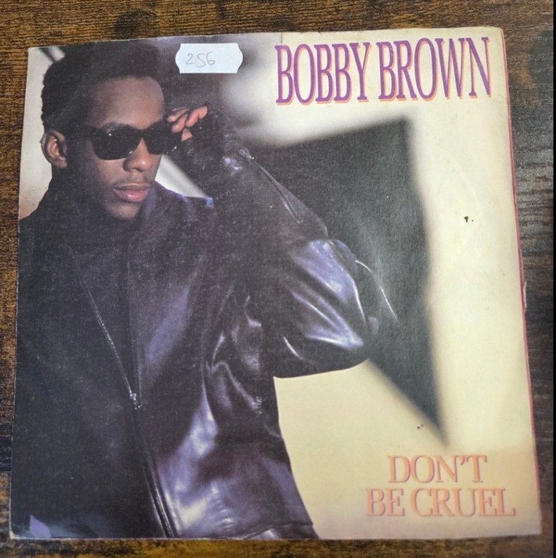 BOBBY BROWN — DON’T BE CRUEL / same record label scan