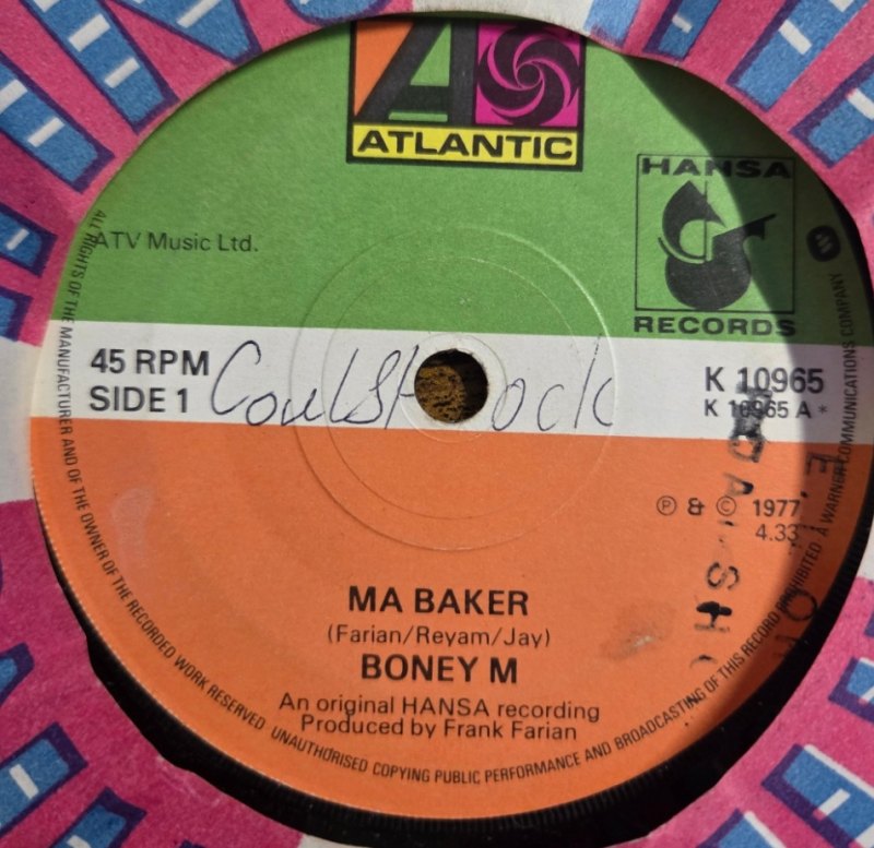 BONEY M MA BAKER / STILL IM SAD