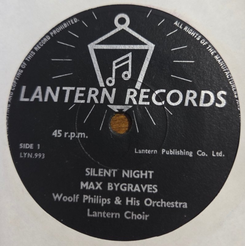 MAX BYGRAVES SILENT NIGHT / GOOD KING WENCESLAS