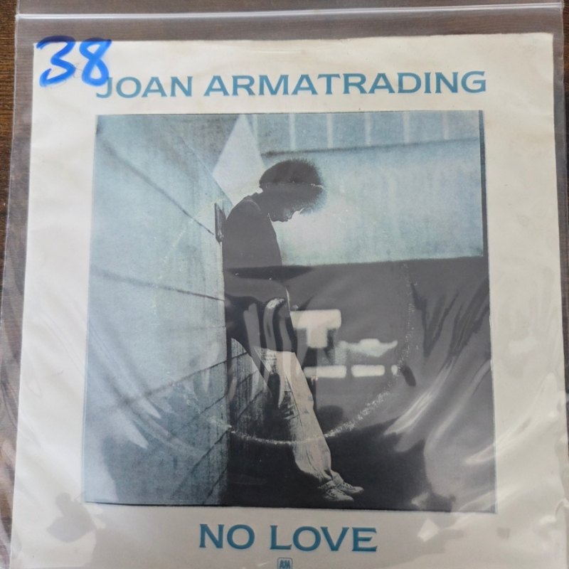 JOAN ARMATRADING — NO LOVE / DOLLARS record label scan