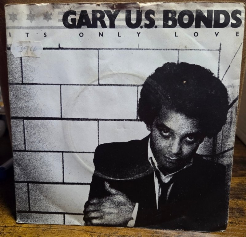 GARY U.S. BONDS — IT'S ONLY LOVE / THIS LITTLE GIRL record label scan