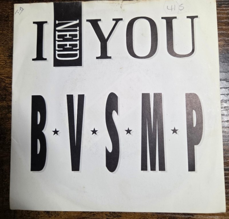 B.V.S.M.P. I NEED YOU / INSTRUMENTAL