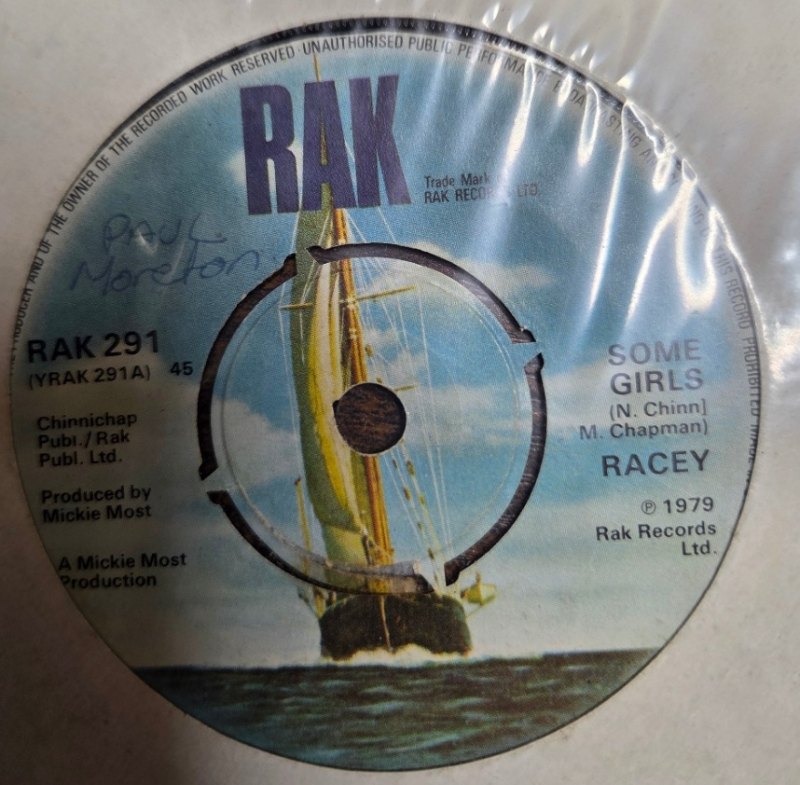 RACEY SOME GIRLS / FIGHTING CHANCE