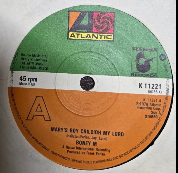 BONEY M MARYS BOY CHILD / DANCING IN THE STREET