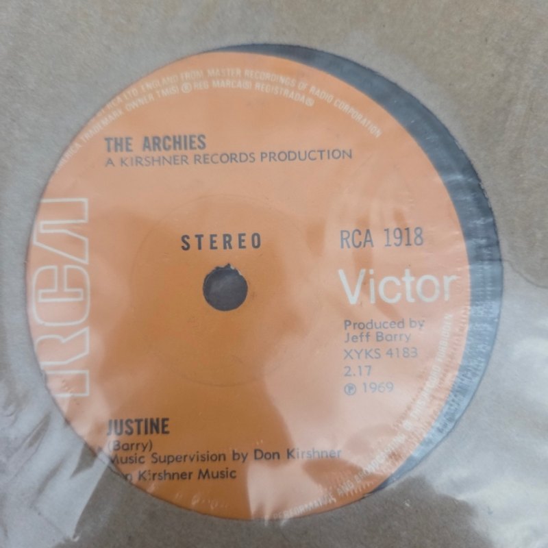 THE ARCHIES JINGLE JANGLE / JUSTINE