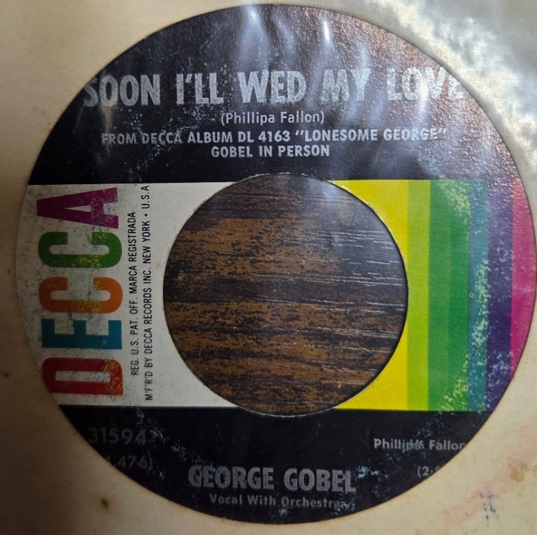 GEORGE GOBEL SCARLET RIBBONS / SOON I'LL WED MY LOVE