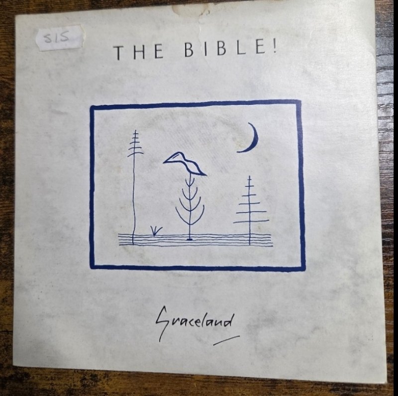 THE BIBLE — GRACELAND / GLORYBOUND record label scan