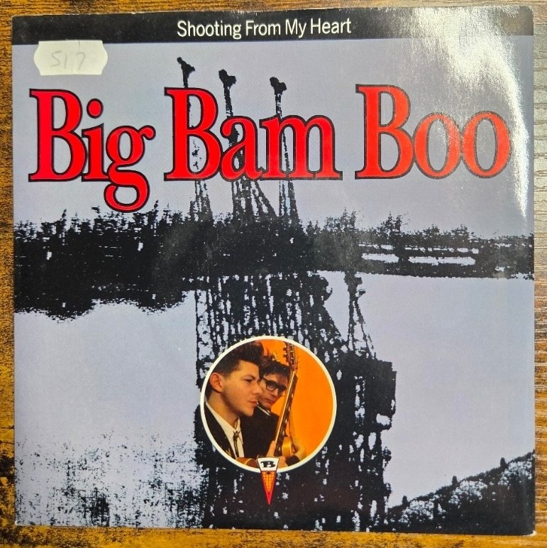 BIG BAM BOO — SHOOTING FROM MY HEART / TV TIMES record label scan
