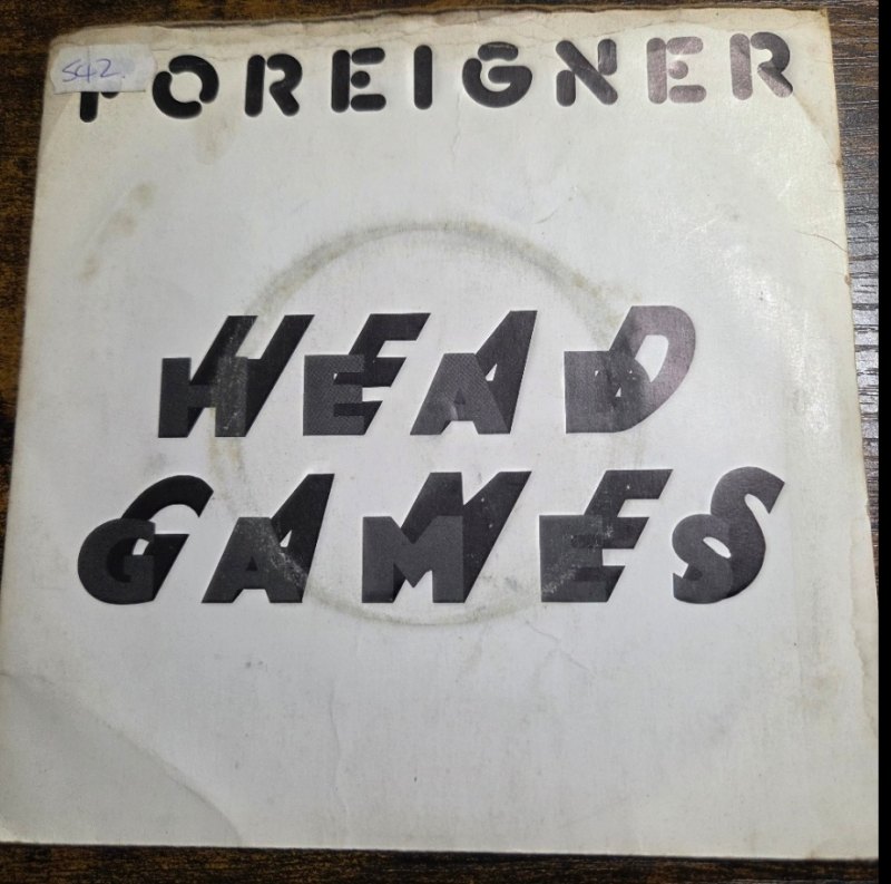 FOREIGNER — HEAD GAMES / DO WHAT YOU LIKE record label scan