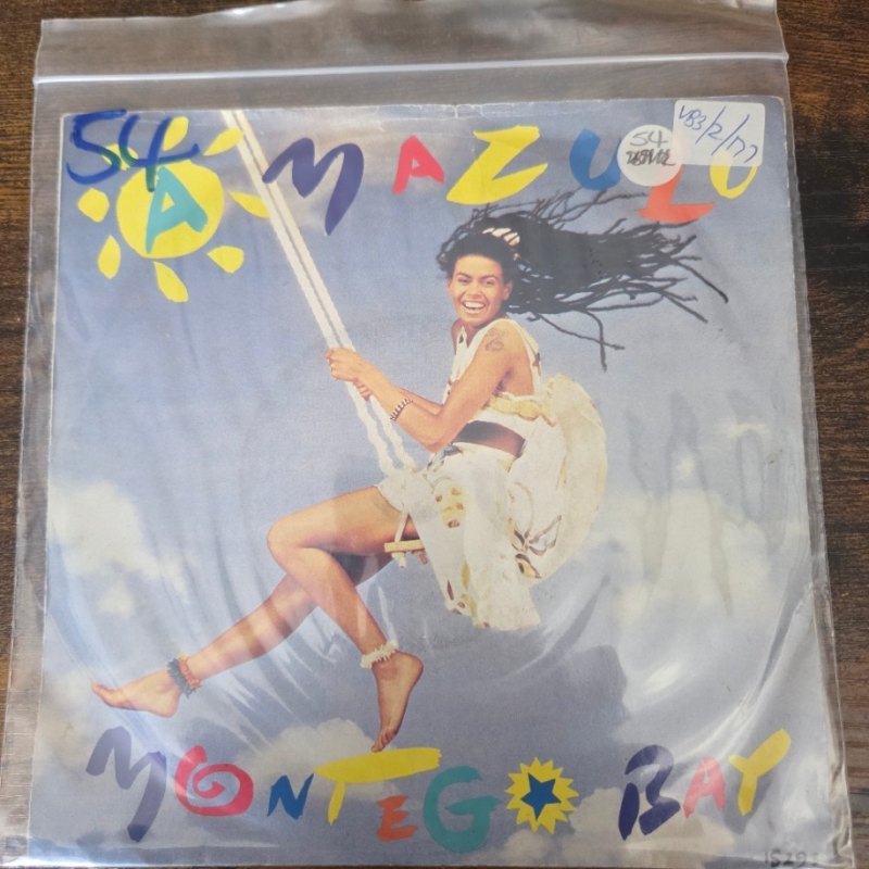 AMAZULU — MONTEGO BAY / ONLY LOVE record label scan