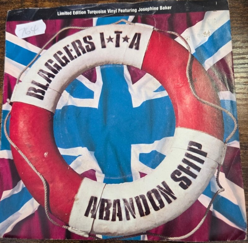 BLAGGERS ITA — ABANDON SHIP / JOSEPHINE BAKER record label scan