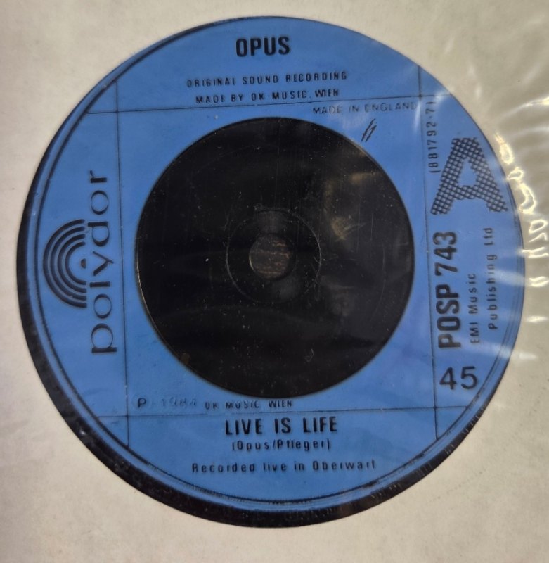 OPUS LIFE IS LIFE / UP AND DOWN