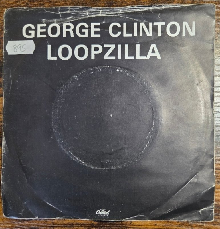 GEORGE CLINTON — LOOPZILLA / POT SHARING TOTS record label scan