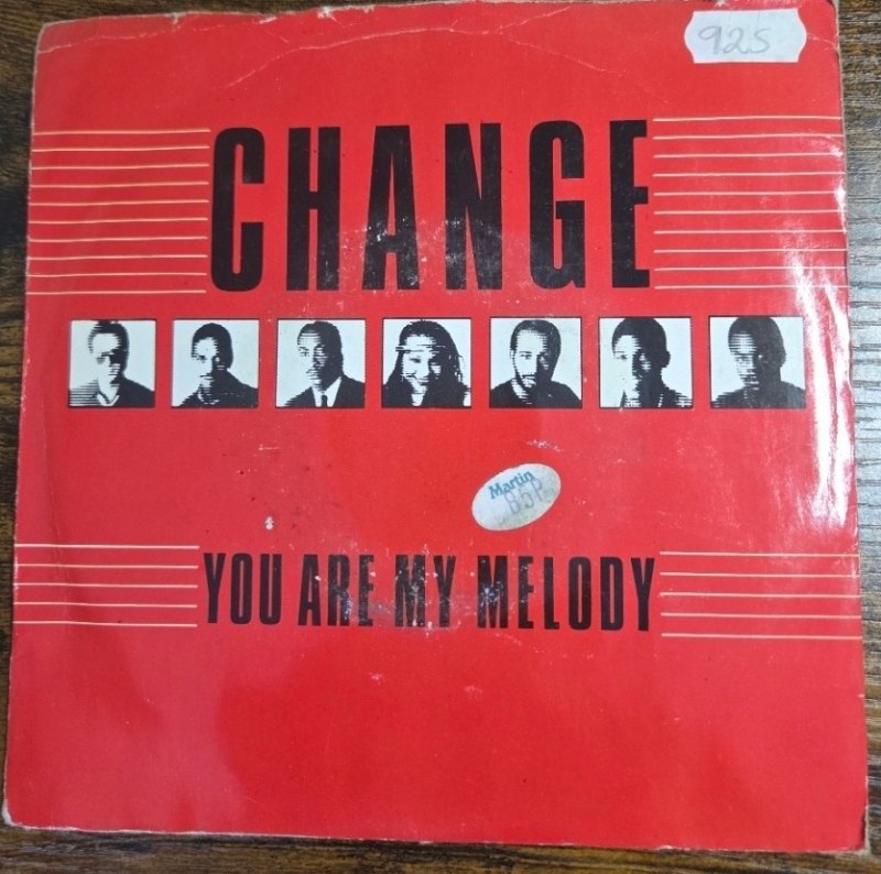 CHANGE — YOU ARE MY MELODY / THE GLOW OF LOVE record label scan