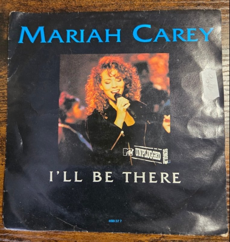 MARIAH CAREY — I'LL BE THERE / SO BLESSED record label scan