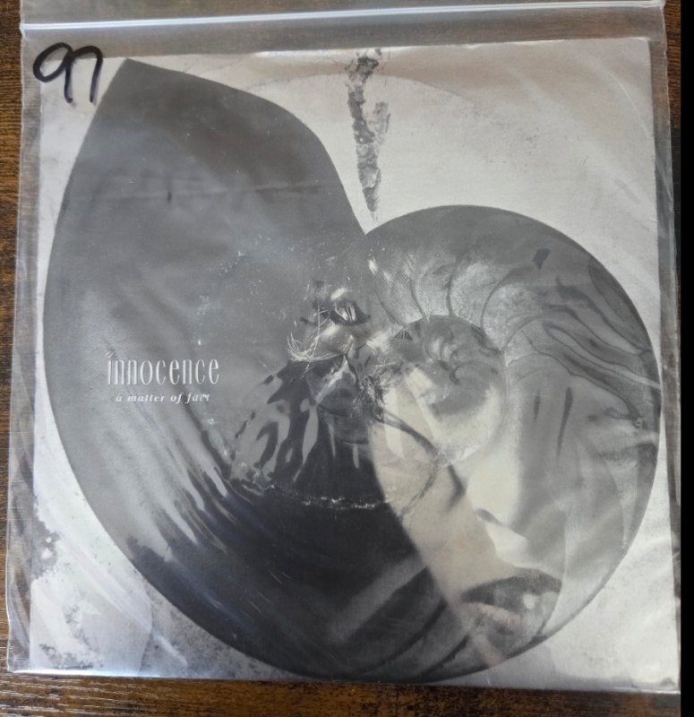 INNOCENCE — A MATTER OF FACT / REFLECTIONS record label scan