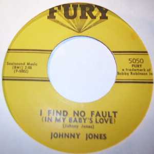 JOHNNY JONES I FIND NO FAULT / TENNESSEE WALTZ
