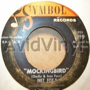 INEZ FOXX — MOCKINGBIRD / JAYBIRDS record label scan