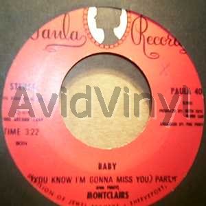 MONTCLAIRS — BABY / PT2 record label scan