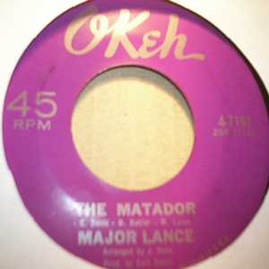 MAJOR LANCE — MATADOR / GONNA GET MARRIED record label scan