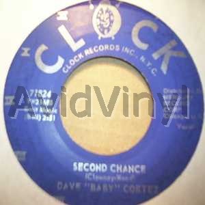 DAVE BABY CORTEZ — SECOND CHANCE / TOOTSIE record label scan