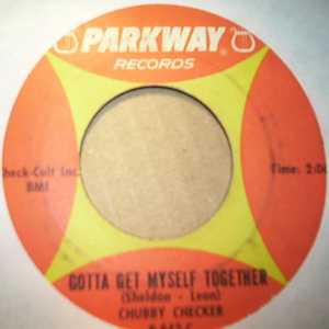 CHUBBY CHECKER — GOTTA GET MYSELF TOGETHER / DANCIN' PARTY record label scan