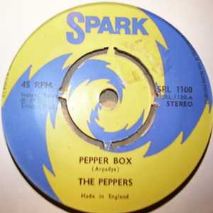 PEPPERS — PEPPER BOX / PINCH OF SALT record label scan