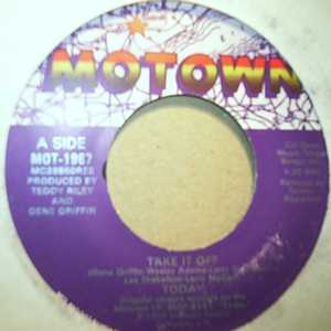TODAY — TAKE IT OFF / SAME record label scan